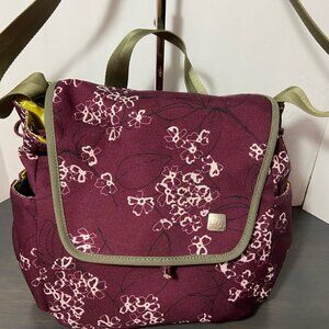 Haiku Floral Messenger / Backpack / Crossbody Bag - Like New